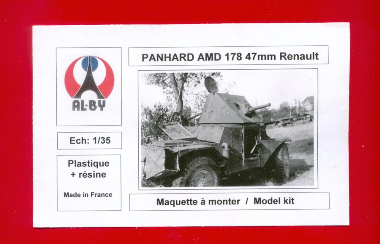 WWII  résine  1:72 ALBY casemate radio PC pour Panhard AMD 178 ALBY RPM 